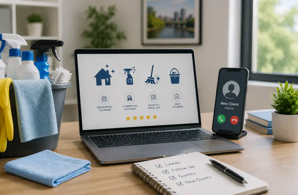 How to Get Clients for a Cleaning Business in Virginia