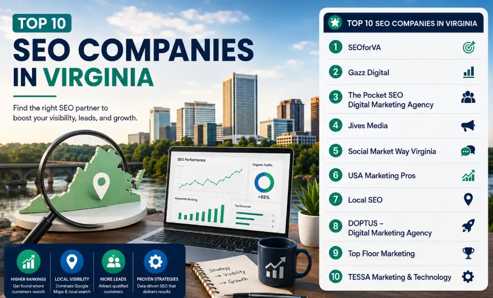 Top 10 Best SEO Companies in Virginia, US